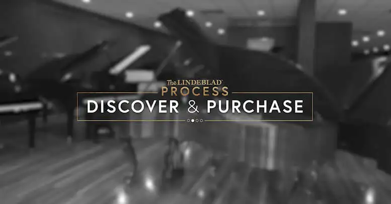 Video thumbnail for step one of the Lindeblad Piano purchase process: Consult.